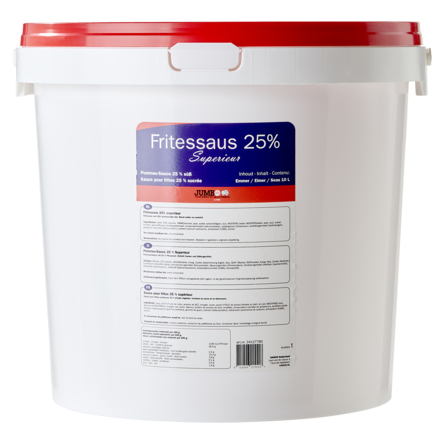 331518 Fritessaus 25% Superieur emmer 10ltr