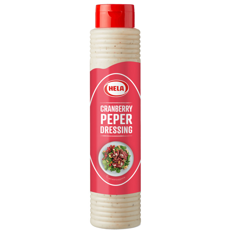 332053 Dressing Cranberry Peper tube 800ml