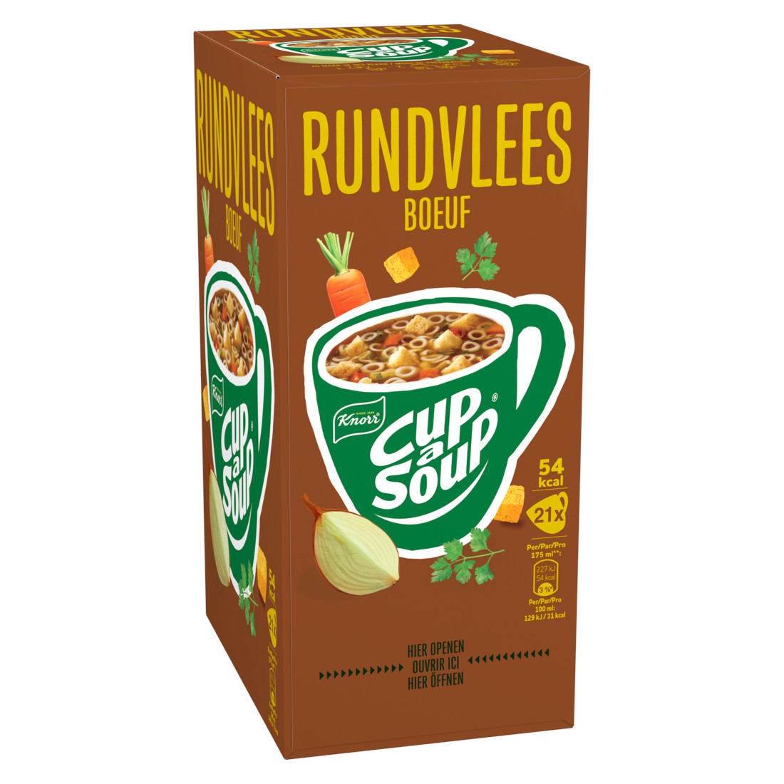 408579 Cup-a-Soup Rundvlees 175ml pak 21zakjes