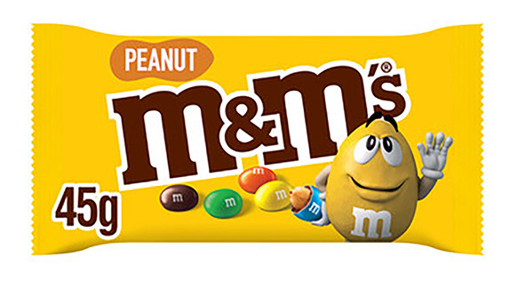 481050 M&M Pinda / Geel Single doos 24x45gr