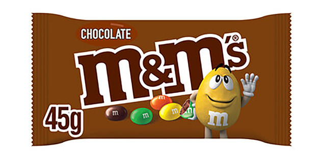 481055 M&M Choco / Bruin Single doos 24x45gr