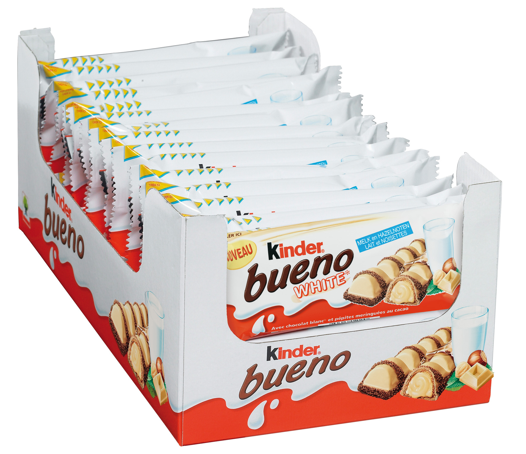 495015 Kinder Bueno T2 White doos 30st