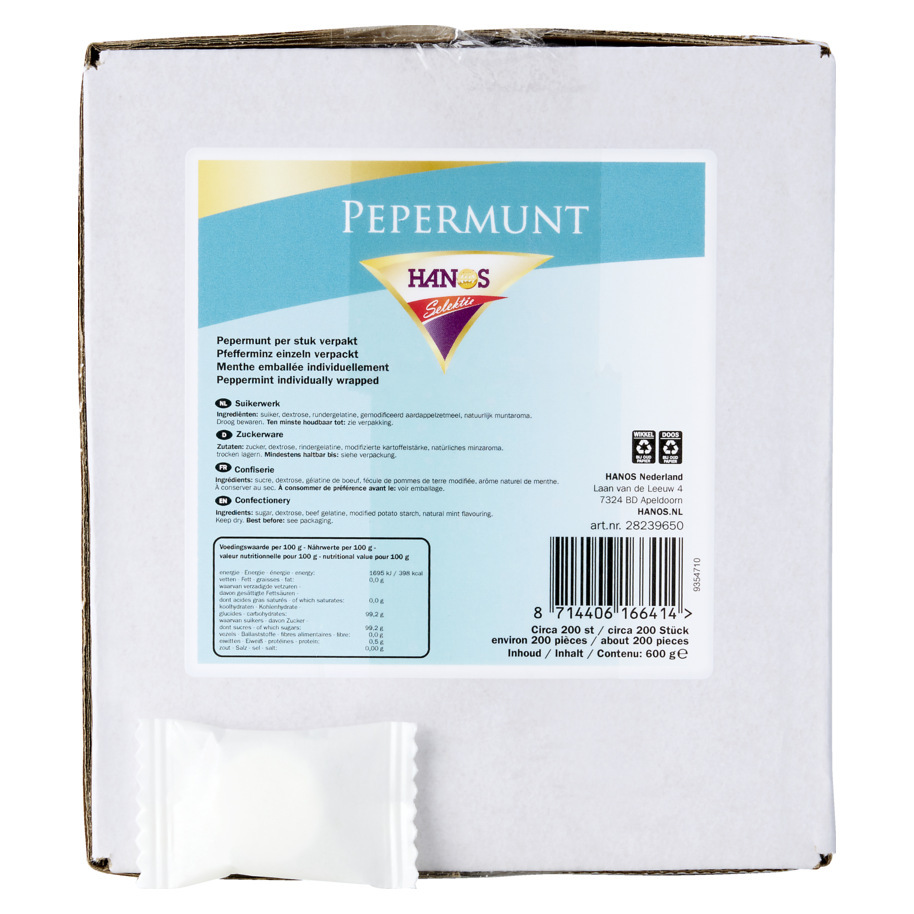 516929 Pepermunt P.S.V. doos 200st