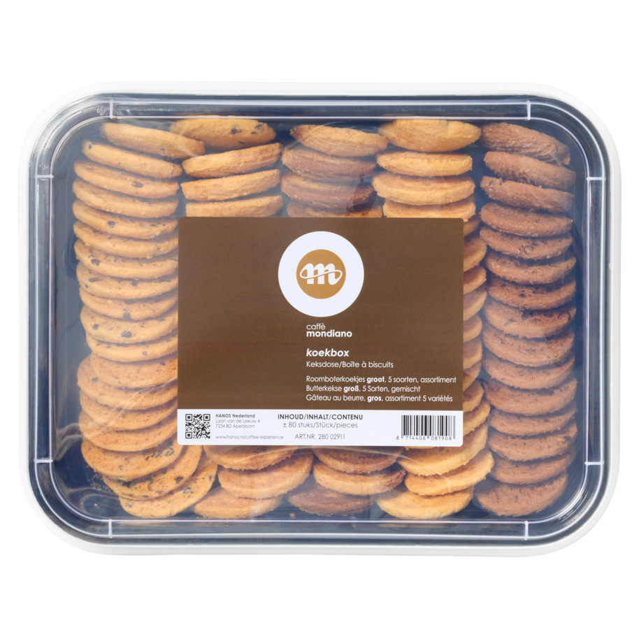 520524 Koekjes Roomboter Groot Mix 5Srt bak 900gr