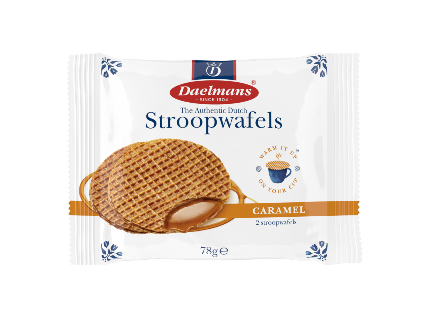 523250 Stroopwafels Jumbo 9cm Duopak doos 18x2st