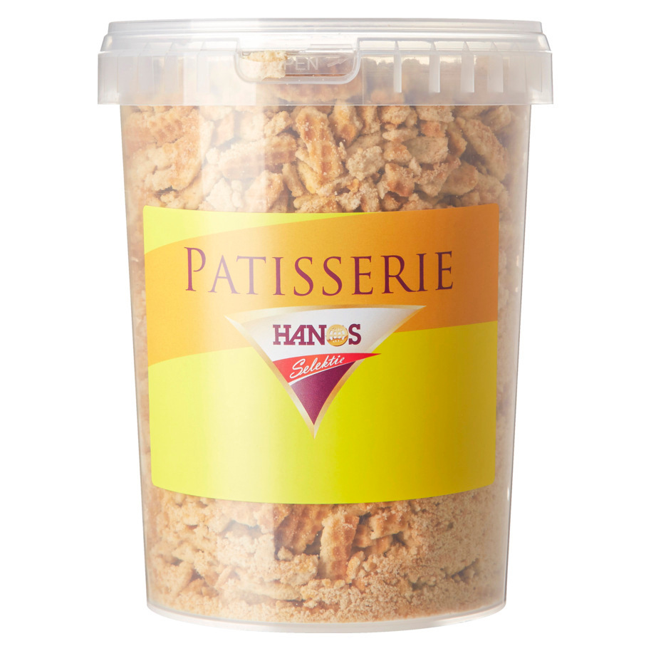 584031 Stroopwafelstukjes IJsdecoratie pot 665gr