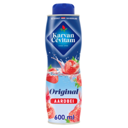 656340 Limonade Siroop Aardbei tray 6x60cl