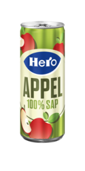 661031 Hero Appel Blik 25cl tray 24x25cl