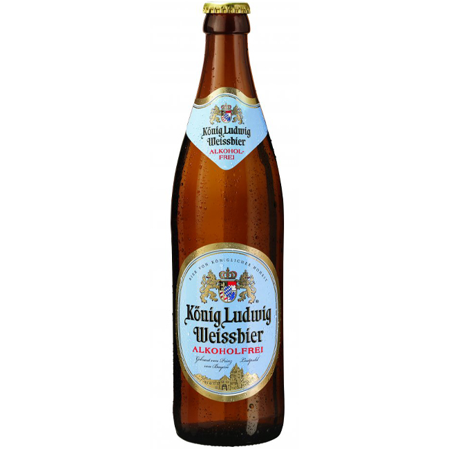 689154 Konig Ludwig Weissbier Alkoholfrei krat 20x50cl