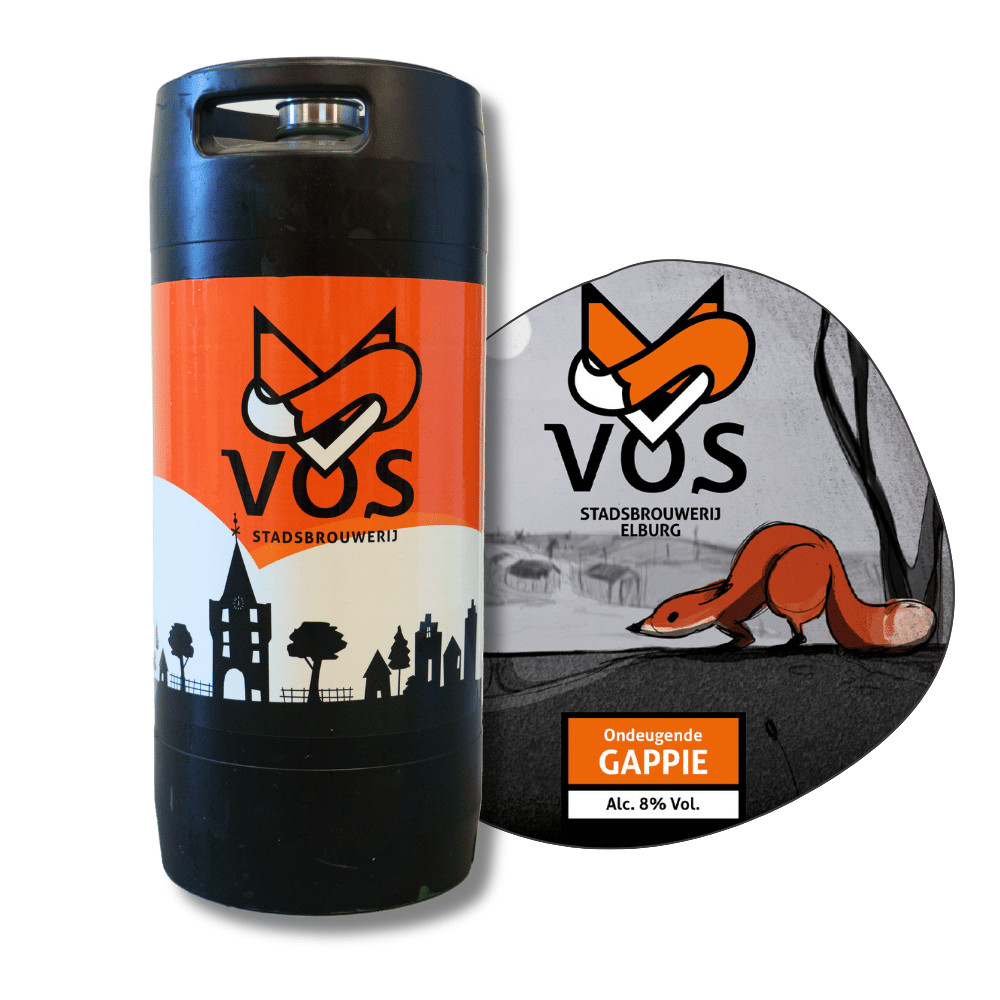 689232 Bier Ondeugende Gappie 8% fust 20ltr