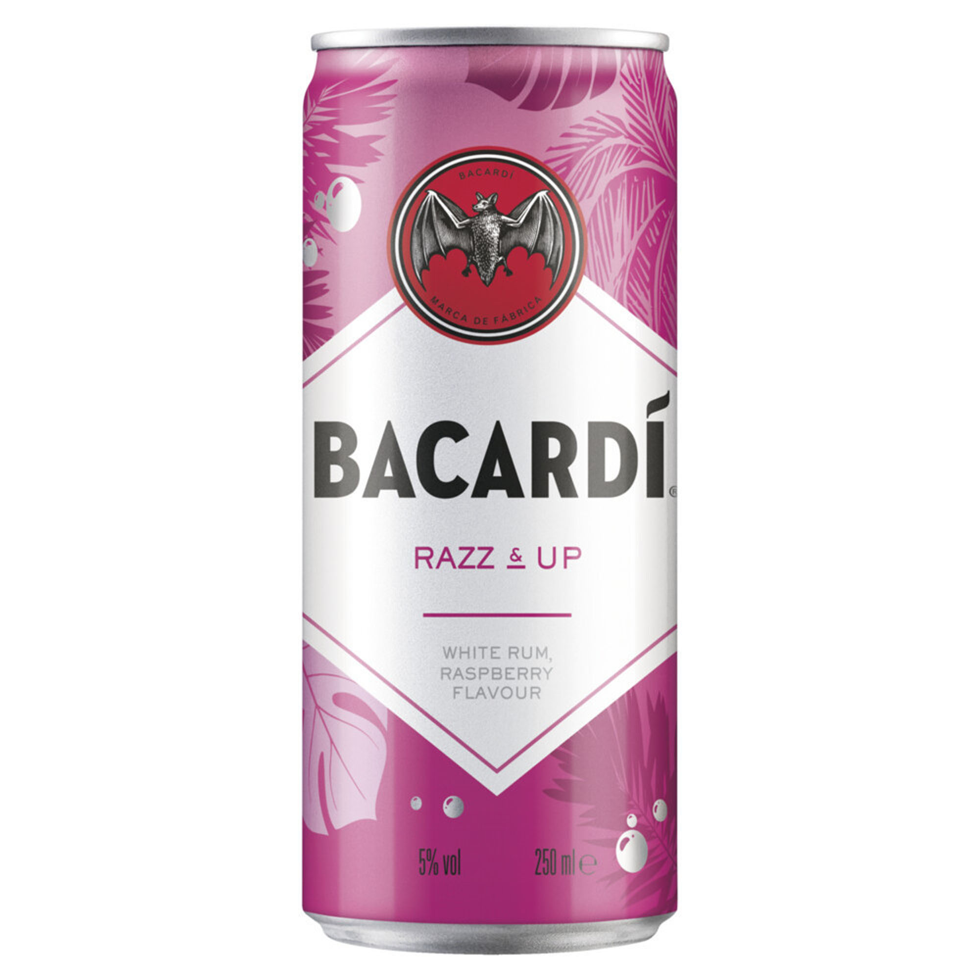 704899 Bacardi Razz & Up Blik tray 12x25cl